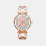 Soho Logo Women Quartz Silver Dial Analog Stainless Steel Watch DK1L035M0225