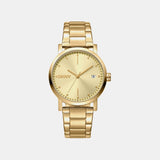 Soho Midi Women Quartz Champagne Dial Analog Stainless Steel Watch DK1L036M0065