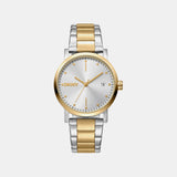 Soho Midi Women Quartz Silver Dial Analog Stainless Steel Watch DK1L036M0085