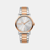 Soho Midi Women Quartz Silver Dial Analog Stainless Steel Watch DK1L036M0105