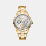 Park Ave Multi Women Quartz Silver Dial Multi-Function Stainless Steel Watch DK1L054M0045