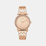 Astoria Glitz Women Quartz Rose Gold Dial Analog Stainless Steel Watch DK1L065M0055