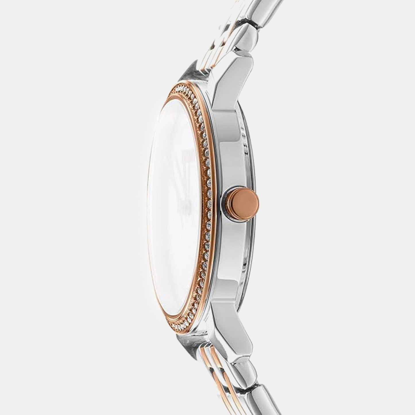 Astoria Glitz Women Quartz Silver Dial Analog Stainless Steel Watch DK1L065M0085