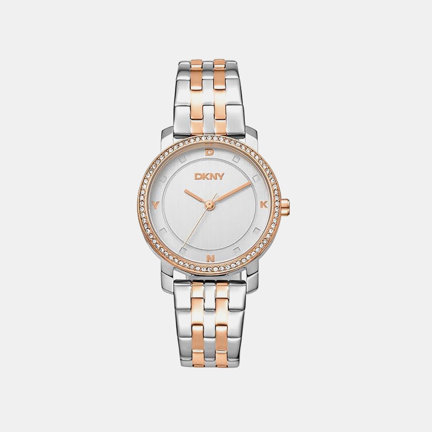 Astoria Glitz Women Quartz Silver Dial Analog Stainless Steel Watch DK1L065M0085