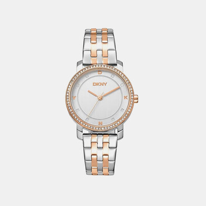 Astoria Glitz Women Quartz Silver Dial Analog Stainless Steel Watch DK1L065M0085