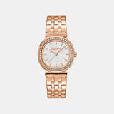 Evening Women Quartz Silver Dial Analog Stainless Steel Watch DK1L083M0075