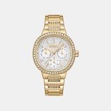 Evening Women Quartz Silver Dial Multi-Function Stainless Steel Watch DK1L084M0225