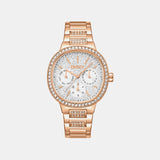 Evening Women Quartz Silver Dial Multi-Function Stainless Steel Watch DK1L084M0235