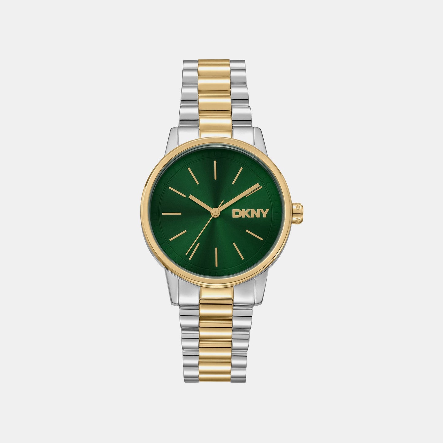 Urban Women Quartz Green Dial Analog Stainless Steel Watch DK1L085M0085