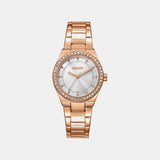 Evening Women Quartz Silver Dial Analog Stainless Steel Watch DK1L100M0075