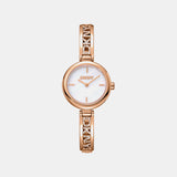 Logo Women Quartz Mother Of Pearl Dial Analog Stainless Steel Watch DK1L115M0235