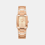 Everyday Women Quartz Rose Gold Dial Analog Stainless Steel Watch DK1L121M0075