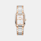 Evening Women Quartz Mother Of Pearl Dial Analog Stainless Steel Watch DK1L122M0085