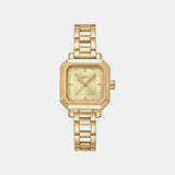 Urban Women Quartz Champagne Dial Analog Stainless Steel Watch DK1L124M0035