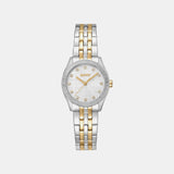 Logo Women Quartz Grey Dial Analog Stainless Steel Watch DK1L126M0075