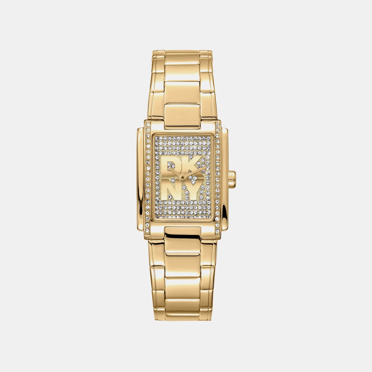 Logo Women Quartz Silver Dial Analog Stainless Steel Watch DK1L140M0025