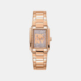 Logo Women Quartz Silver Dial Analog Stainless Steel Watch DK1L140M0035
