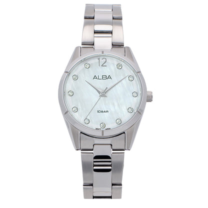 Alba AH8747X1 Pale Blue Mother Of Pearl Ladies Watch