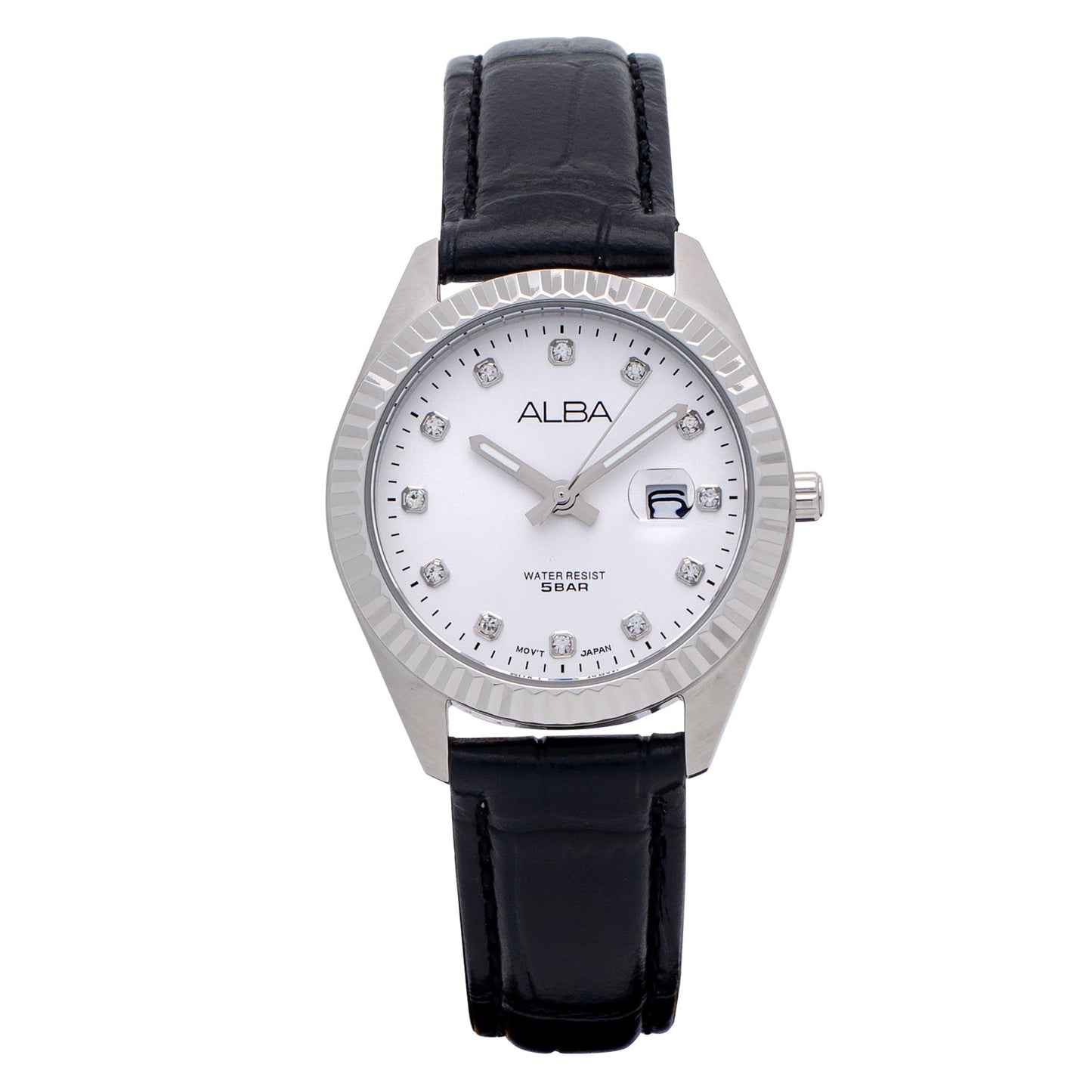 AH7T57X1 Silver-White Dial Ladies Watch