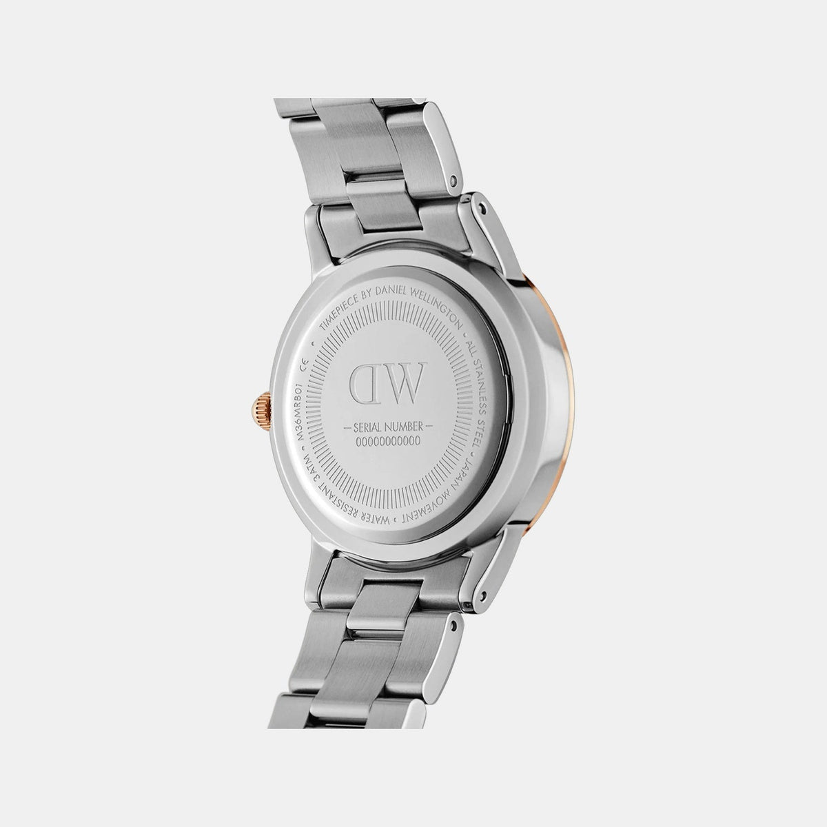 Iconic Women Quartz White Dial Analog Stainless Steel Watch DW00100359