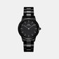 Iconic Women Quartz Black Dial Analog Stainless Steel Watch DW00100415