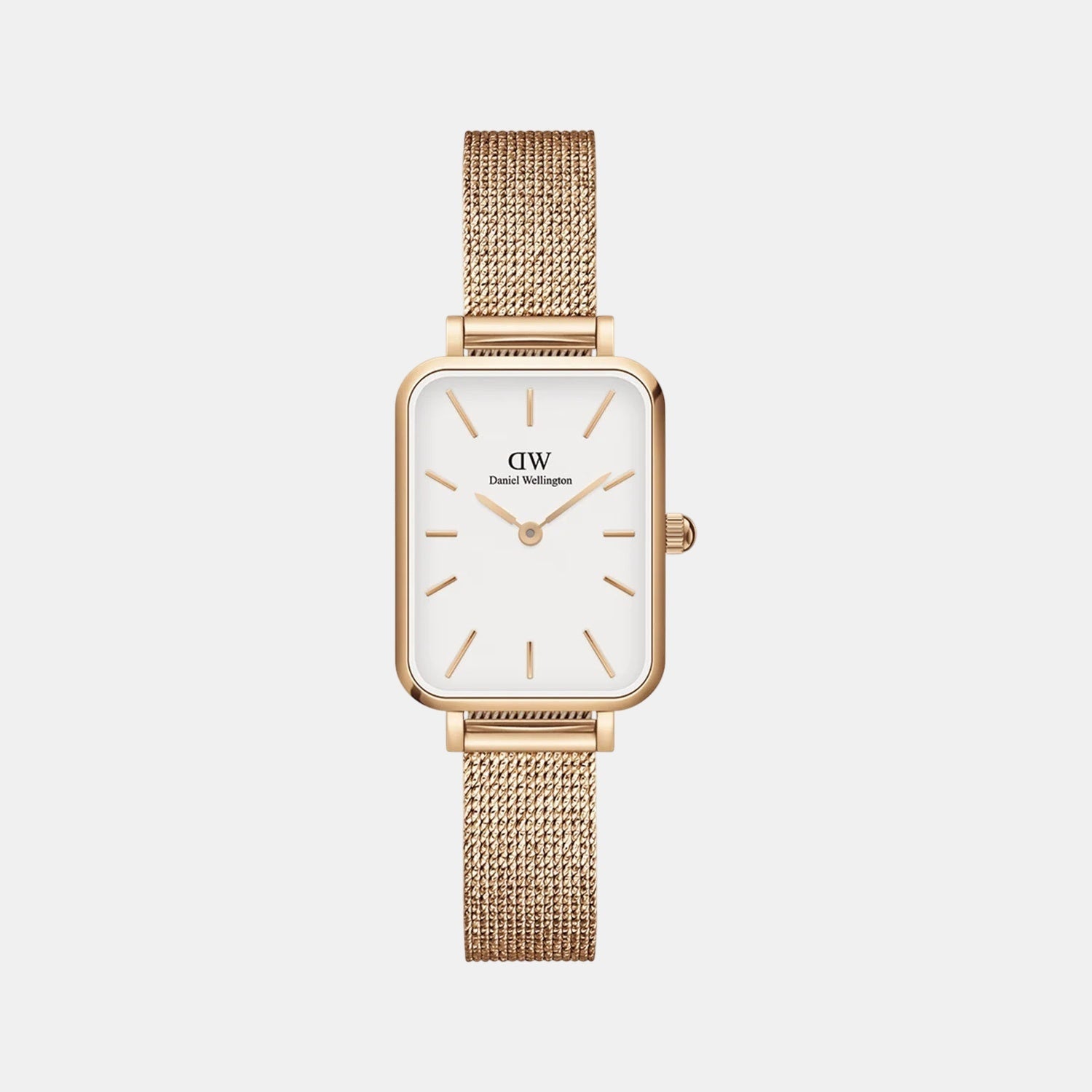 Quadro Women Quartz White Dial Analog Stainless Steel Watch DW00100431K