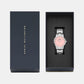 Iconic Women Quartz Pink Dial Analog Stainless Steel Watch DW00100536