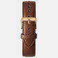 Iconic Men Quartz Blue Dial Chronograph Leather Watch DW00100639K