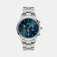 Iconic Men Quartz Blue Dial Chronograph Stainless Steel Watch DW00100644K