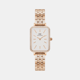Quadro Women Quartz White Dial Analog Stainless Steel Watch DW00100672K