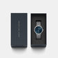 Classic Men Quartz Blue Dial Analog Stainless Steel Watch DW00100710K