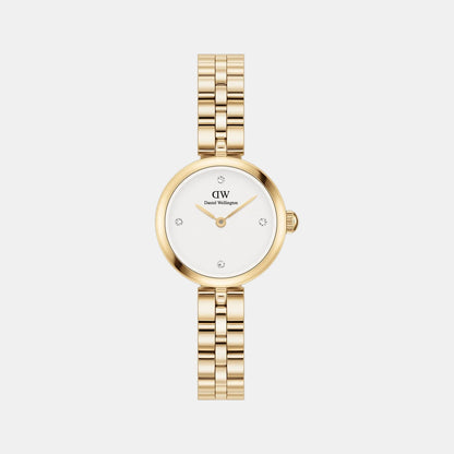 Elan Jewelry Women Quartz White Dial Analog Stainless Steel Watch DW00100715K