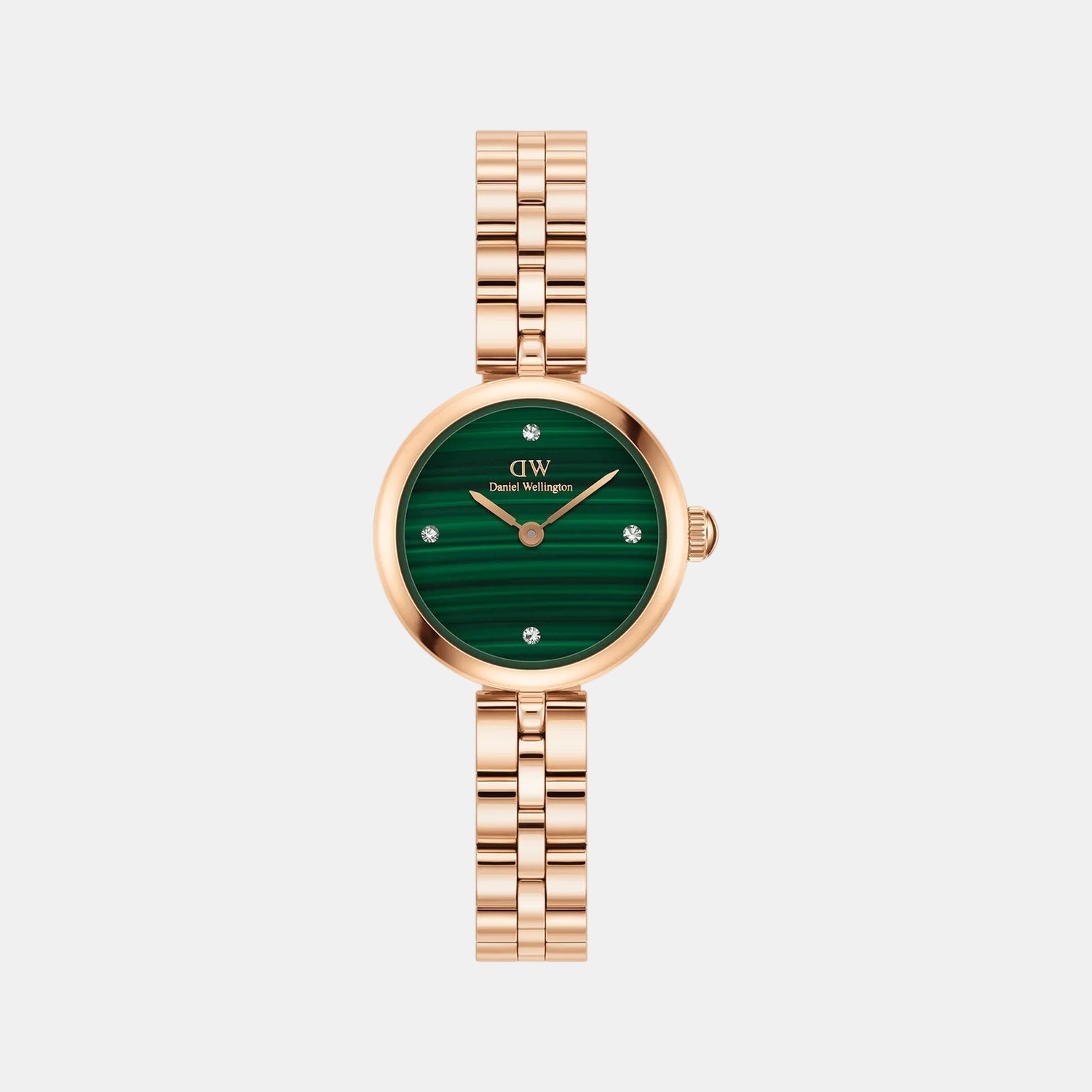 Elan Jewelry Women Quartz Green Dial Analog Stainless Steel Watch DW00100721K