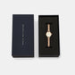 Women Quartz Champagne Dial Analog Stainless Steel Watch DW00100741K
