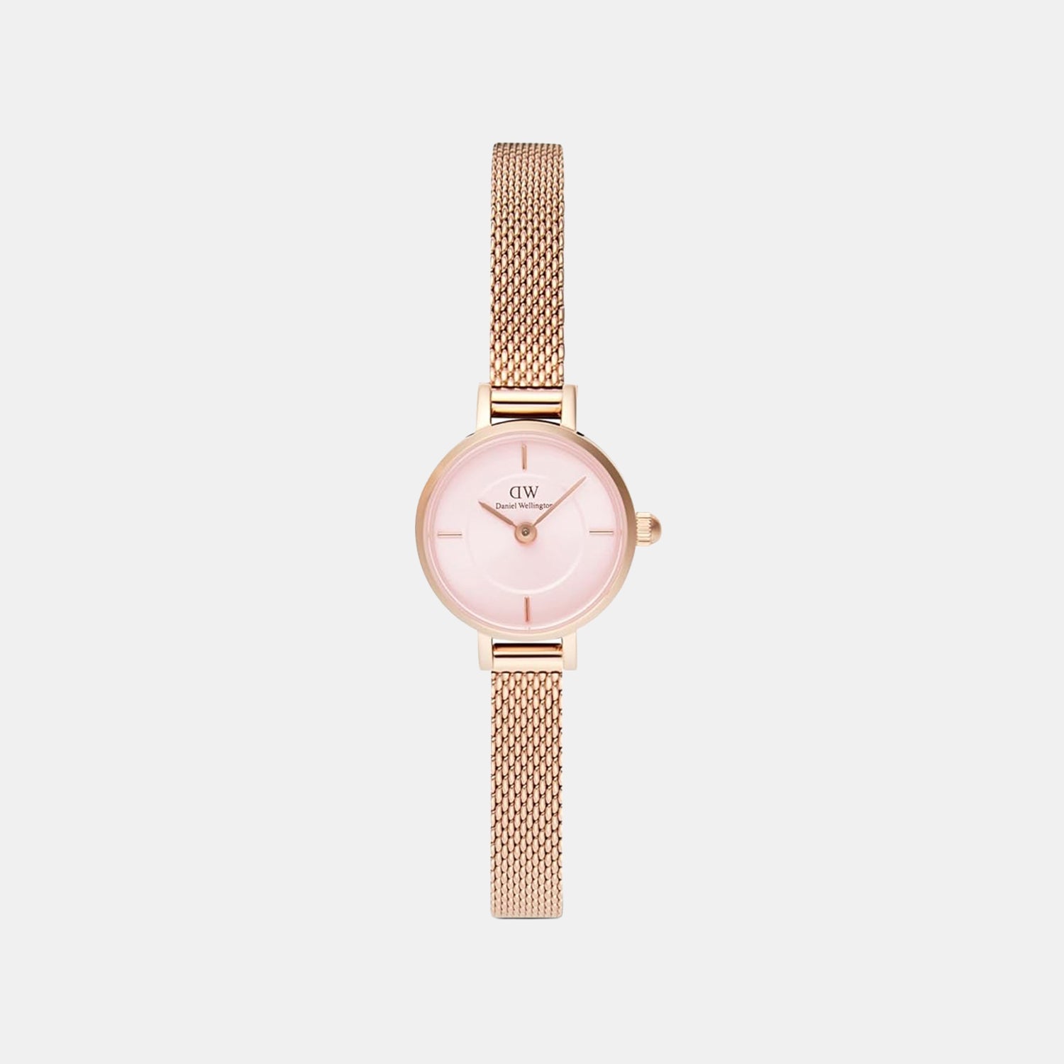 Women Quartz Pink Dial Analog Stainless Steel Watch DW00100743