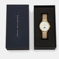 Women Quartz White Dial Analog Stainless Steel Watch DW00100771K