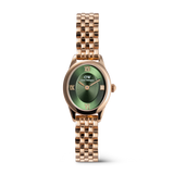 Ophelia Mini Emerald Rose Gold