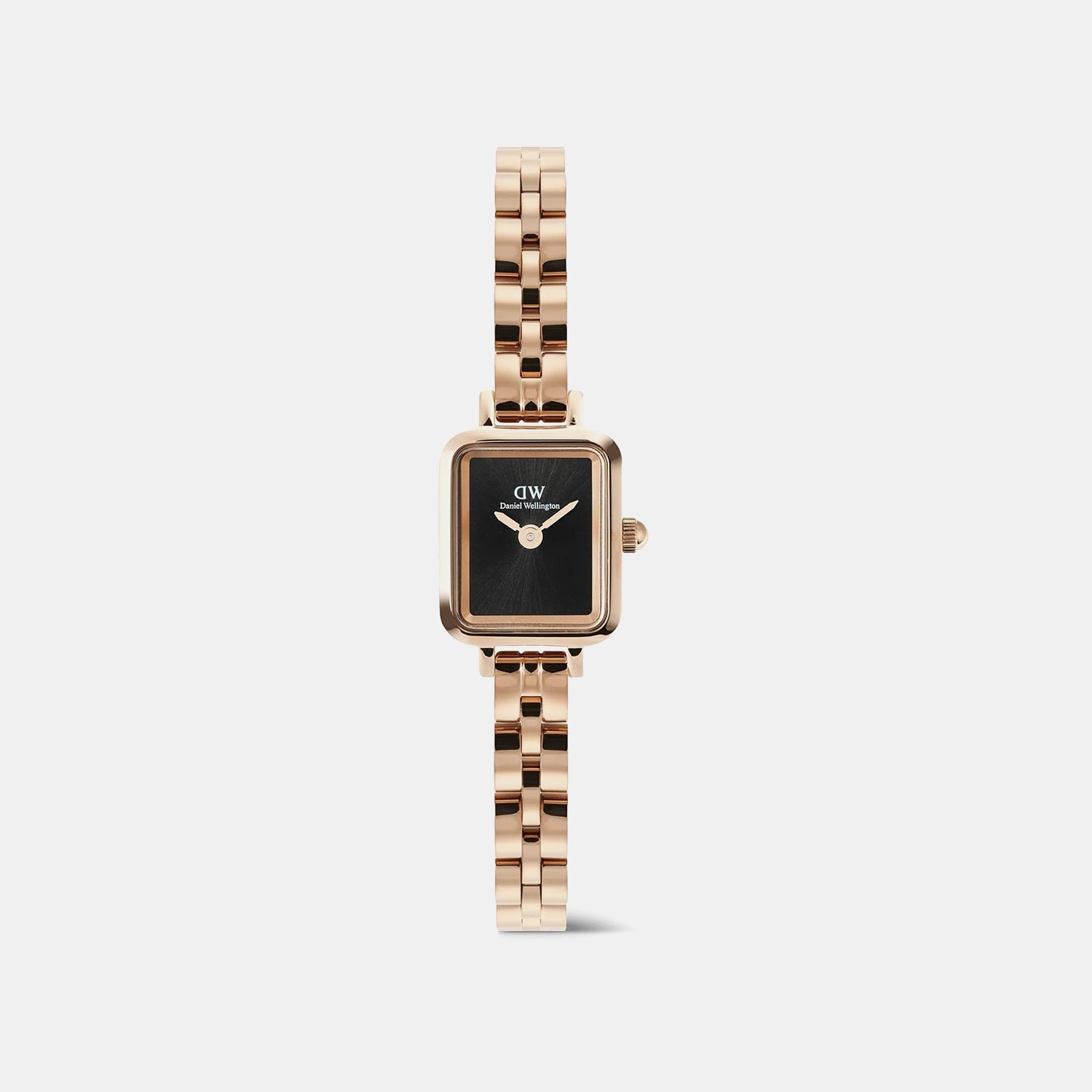 Quadro Women Quartz Black Dial Analog Stainless Steel Watch DW00100848K