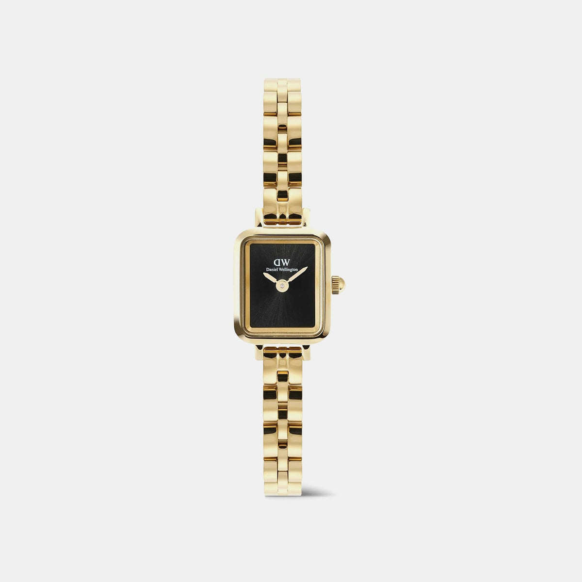 Quadro Women Quartz Black Dial Analog Stainless Steel Watch DW00100851K