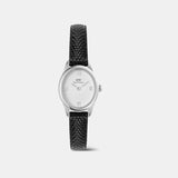 Ophelia Women Quartz White Dial Analog Leather Watch DW00100887K