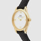 Ophelia Women Quartz White Dial Analog Leather Watch DW00100890K