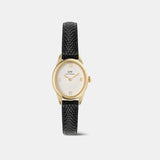 Ophelia Women Quartz White Dial Analog Leather Watch DW00100890K