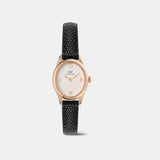 Ophelia Women Quartz White Dial Analog Leather Watch DW00100893K