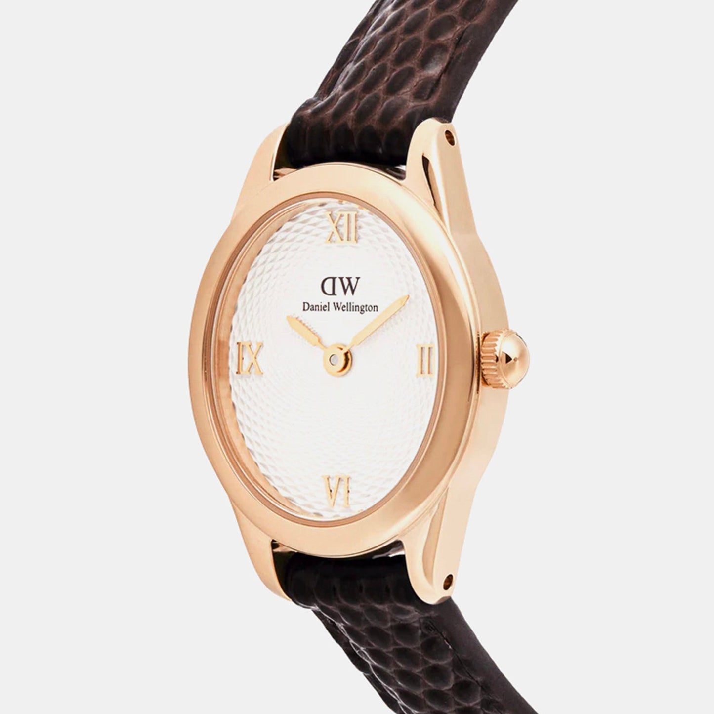Ophelia Women Quartz White Dial Analog Leather Watch DW00100894K