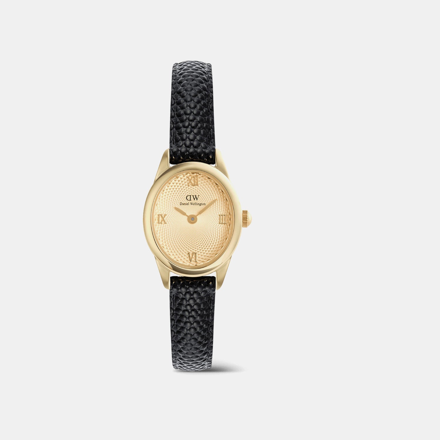 Women Quartz Gold Dial Analog Leather Watch DW00100897K
