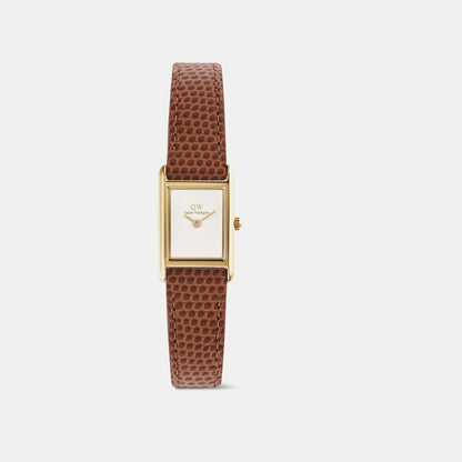 Bound Women Quartz White Dial Analog Leather Watch DW00100905K