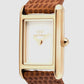 Women Quartz White Dial Analog Leather Watch DW00100909K