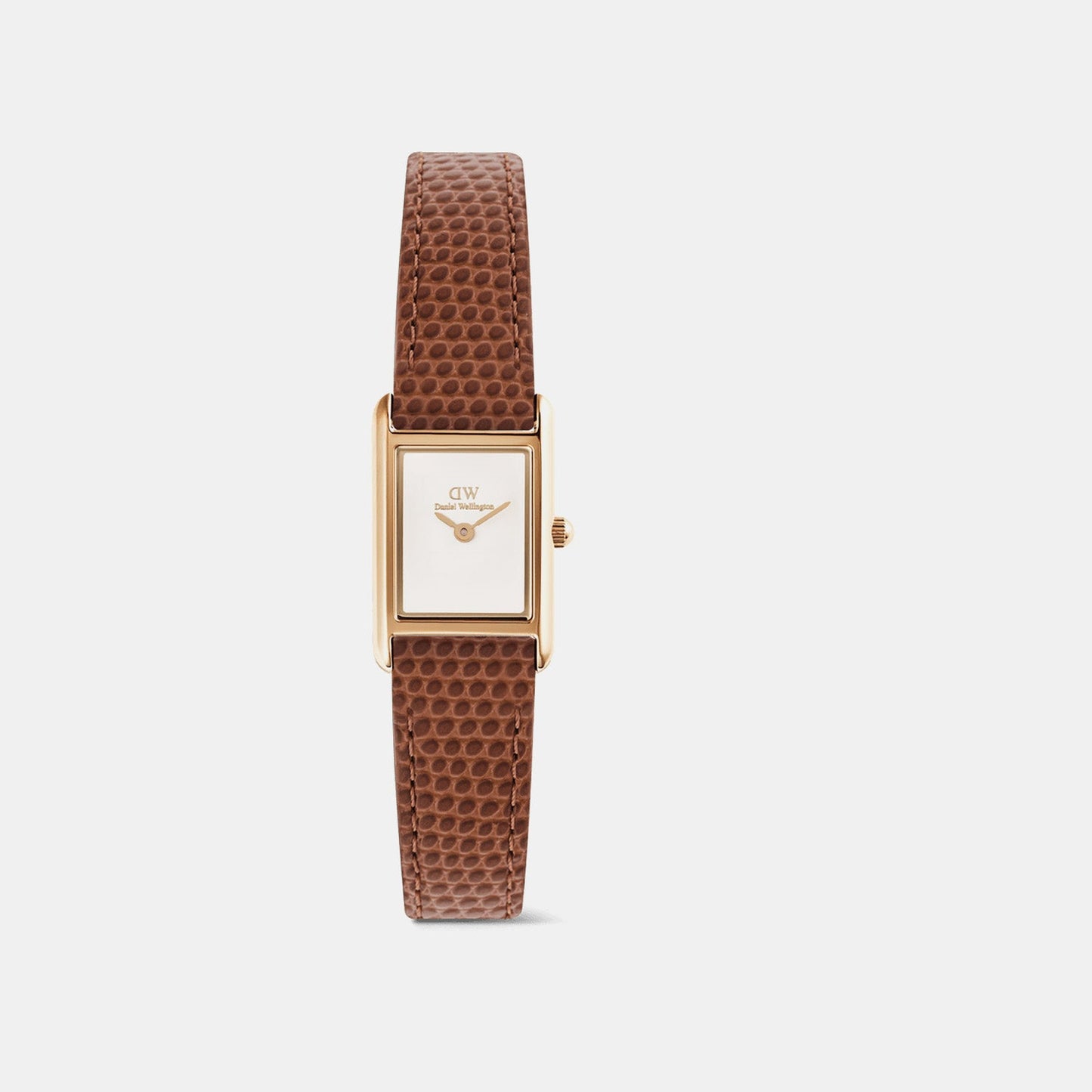 Women Quartz White Dial Analog Leather Watch DW00100909K