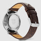Men Quartz White Dial Analog Leather Watch DW00100911K