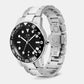 Iconic Men Quartz Black Dial Analog Stainless Steel Watch DW00100919K